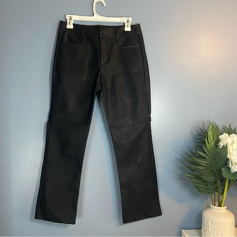 Vici Black Faux Leather Pants